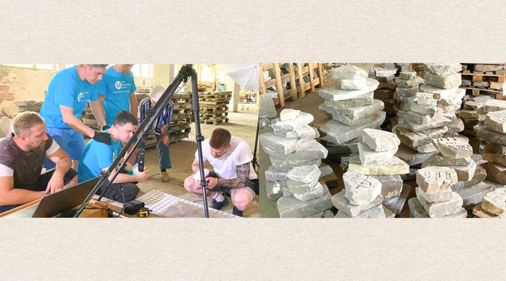 A Jewish cemetery in Belarus was destroyed by Nazis. Now its headstones are being made into a memorial.